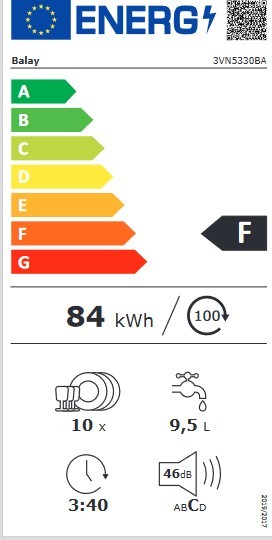 Etiqueta de Eficiencia Energética - 3VN5330BA