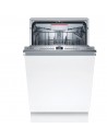 Lavavajillas Integrable - Bosch SMH4HCX48E, 14 servicios,3ªBandeja, 44dB, 60cm, Eficiencia D