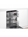 Lavavajillas Integrable - Bosch SMV4HCX48E, 14 servicios, 3ªBandeja, 44dB, 60cm, Eficiencia D