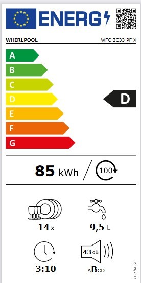 Etiqueta de Eficiencia Energética - WFC 3C33 PF