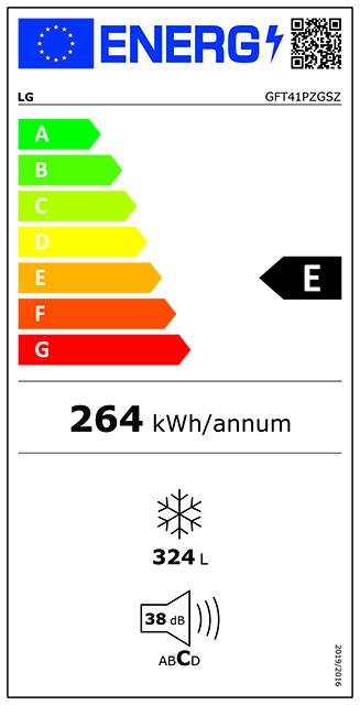 Etiqueta de Eficiencia Energética - GFT41PZGSZ
