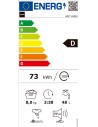 Lavadora Libre Instalación - Teka WMT 40820 WH, 8 Kg y 1200 RPM, Blanco