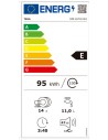 Lavavajillas Libre Instalación - Teka 46710  WH Blanco, 14 servicios, 47 dB, Blanco