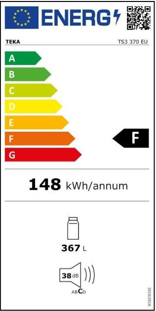 Etiqueta de Eficiencia Energética - 113310001