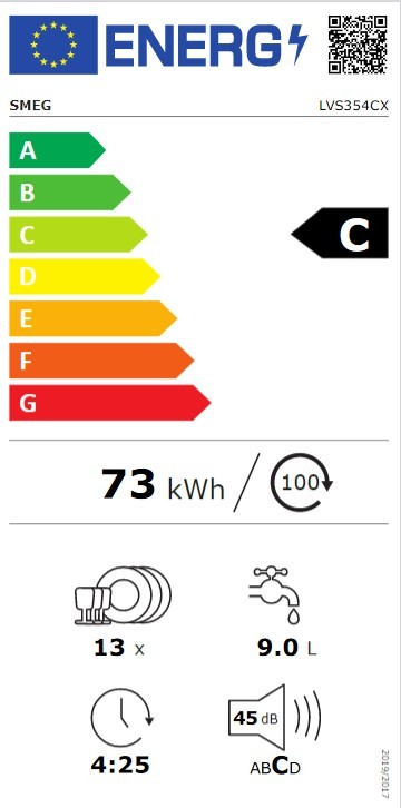 Etiqueta de Eficiencia Energética - LVS354CX
