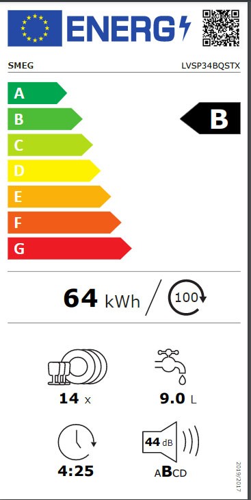 Etiqueta de Eficiencia Energética - LVSP34BQSTX