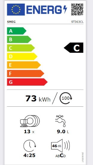 Etiqueta de Eficiencia Energética - ST363CL