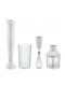 Batidora de Mano - Alessi Plisse  MDL10S W, 500W, Blanco, Accesorios