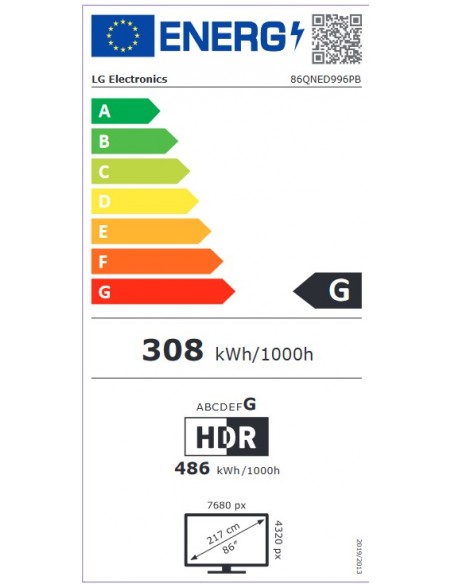 TV Mini LED - LG 86QNED996PB, 86...