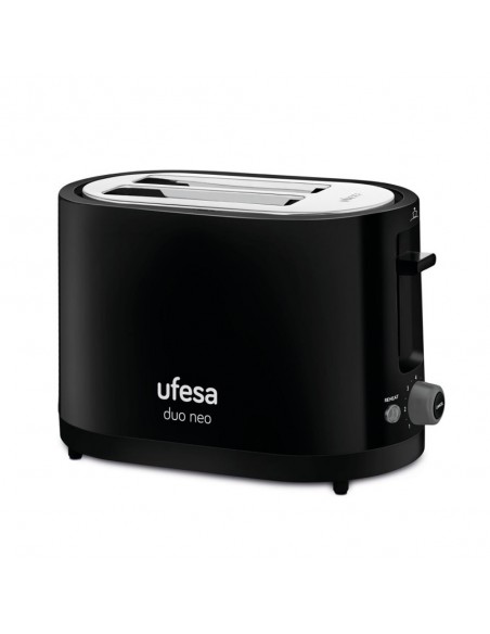 Tostador - Ufesa TT7485 Duo Negro, 2...