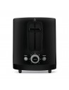 Tostador - Ufesa TT7485 Duo Negro, 2 Ranuras, 750 W, Negro