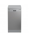 Lavavajillas Libre Instalación - Beko DFS05024X, 10 servicios, 49 dB, 45 cm, Inox