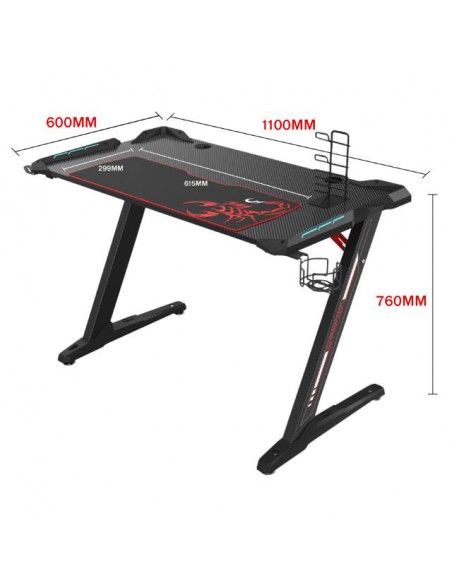 Mesa gaming - Eureka Ergonomic Z1-S...