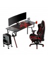 Mesa gaming - Eureka Ergonomic K47-B Kral Advanced, Negro