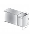 Lavavajillas Libre Instalación - Whirlpool WSFC3M17, 47 dB,  45 cm, 10 servicios, Blanco