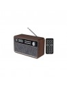 Radio Portátil - Sunstech RPBT500 Bluetooth, Madera