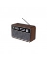 Radio Portátil - Sunstech RPBT500 Bluetooth, Madera