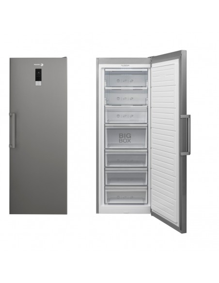 Congelador Libre Instalación - Fagor 3ZFK-1875X, Eficiencia E, Inox, Sin dispensador, No-Frost