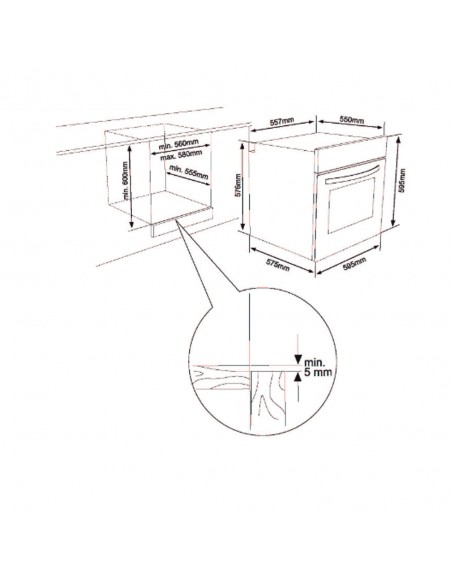 Horno Multifunción - Aspes  AHE1300X,... Horno Multifunción - Aspes  AHE1300X,...