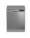 Lavavajillas Libre Instalación - Beko DFN26420XAD, 14 servicios, 43 dB, Autodose, Inox