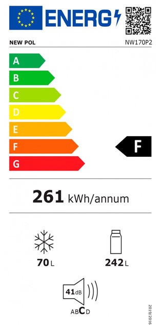 Etiqueta de Eficiencia Energética - NW170P2RE
