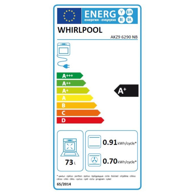 Etiqueta de Eficiencia Energética - AKZ96290NB