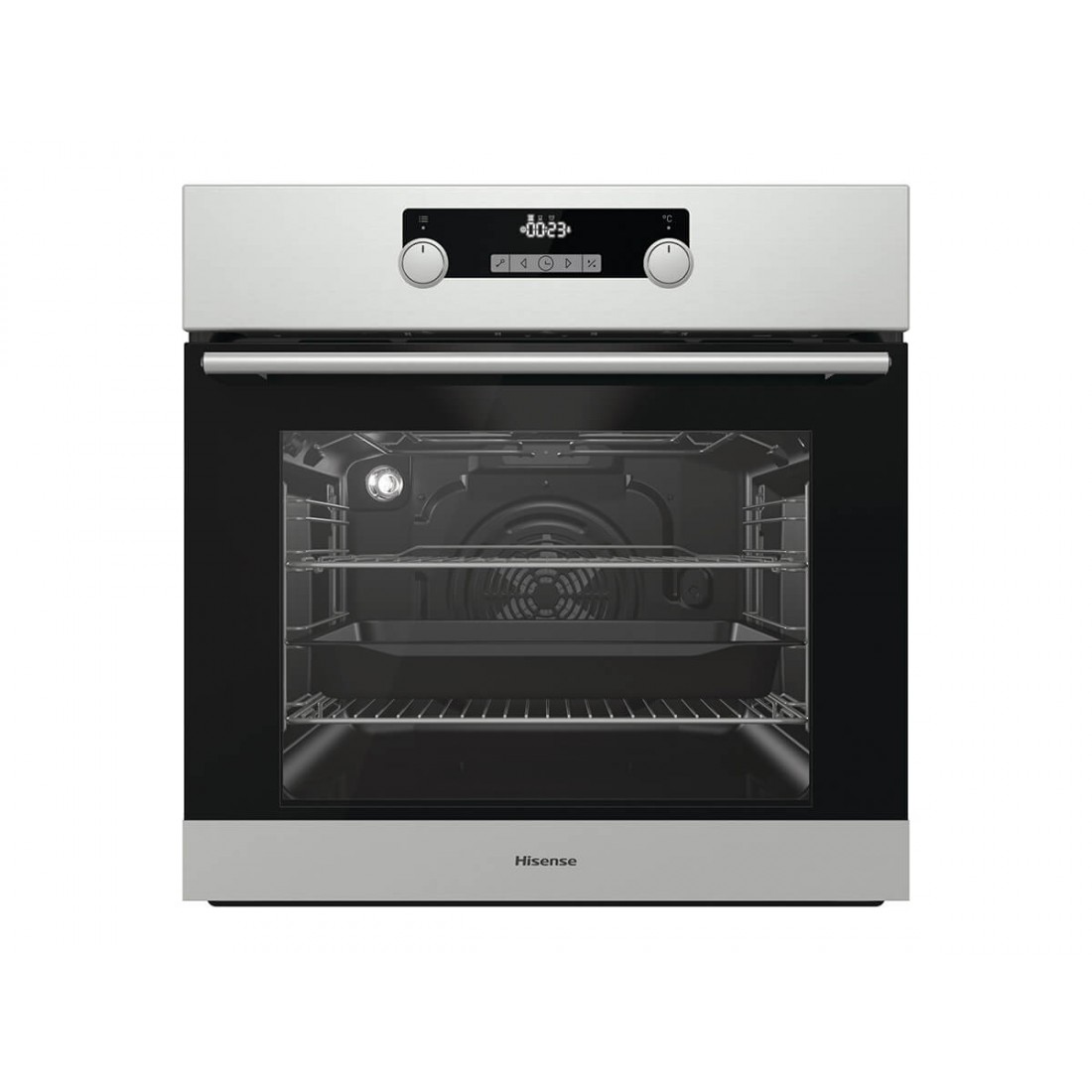 Horno Convencional - Hisense BI3222AX, Eficiencia A, Acero Inoxidable,  Abatible, Aquálisis | Electrónica Vicente