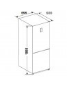 Combi Libre Instalación - Fagor 3FFK-6636X, No-Frost,  1.86 metros, 60 cm de fondo, Inox