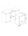 Lavadora Secadora Integrable - Smeg LSIA127, 7/4Kg, 1200 RPM