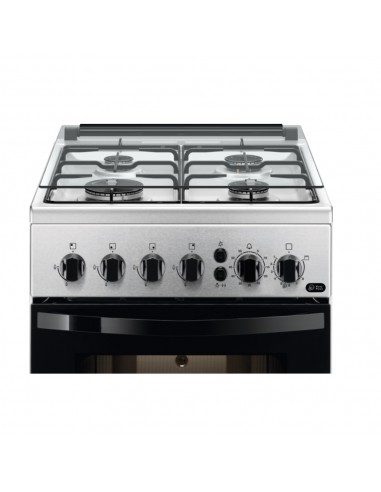 Cocina Gas - Zanussi ZCG512H1XA, Cuatro Fuegos, 50 cm, Gas Natural, Inox |  Electrónica Vicente