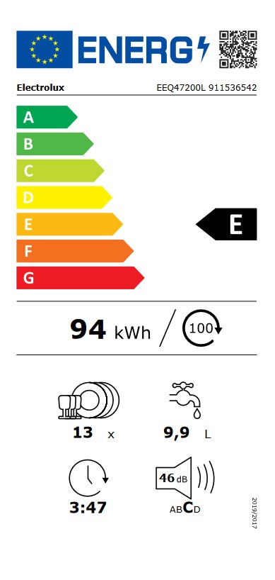 Etiqueta de Eficiencia Energética - 911536542