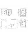 Lavadora Integrable - AEG L7FEC842BI,  1400 rpm, 8 kg, Eficiencia D