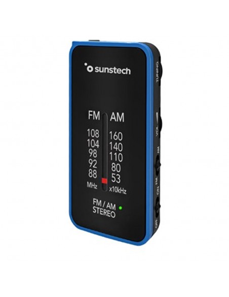 Radio Bolsillo - Sunstech RPC6, Azul