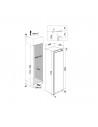 Congelador Integrable - Whirlpool AFB 18401, No-Frost, 177cm, Eficiencia F