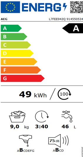 Etiqueta de Eficiencia Energética - 914550534