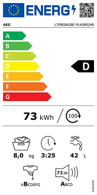 Etiqueta de Eficiencia Energética - 914580246