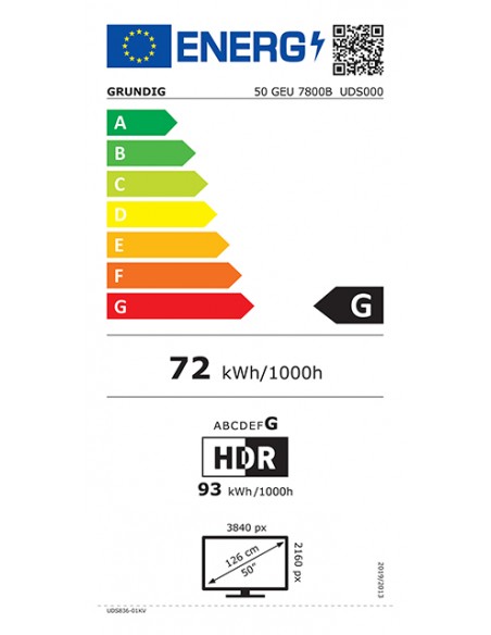 TV LED - Grundig  50GFU7800B, 50...