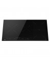 Placa Inducción - Teka IZF 94300 MSP, 4 zonas de cocción, Flex, Biselada, 90 cm, Negro