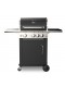 Barbacoa Gas - Teka Cooker T-BBQ 3100 G, 121 cm, 4 quemadores, Negro