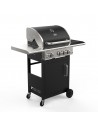 Barbacoa Gas - Teka Cooker T-BBQ 3100 G, 121 cm, 4 quemadores, Negro