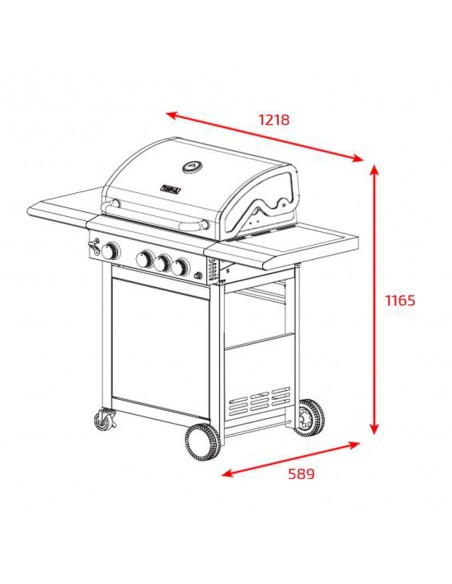 Barbacoa Gas - Teka Cooker T-BBQ 3100...