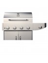 Barbacoa Gas - Teka Cooker T-BBQ 4100 G, 139 cm, 5 quemadores, Inox