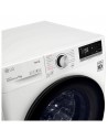 Lavadora Libre Instalación - LG F4WV509SMAW, 9 Kg y 1400 RPM, Vapor, Wifi, IA, Blanco