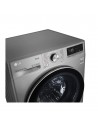 Lavadora Libre Instalación - LG F4WV7009S2S, 9 Kg y 1400 RPM, Vapor, Wifi, IA, Inox