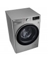 Lavadora Libre Instalación - LG F4WV7009S2S, 9 Kg y 1400 RPM, Vapor, Wifi, IA, Inox
