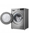 Lavadora Libre Instalación - LG F4WV7009S2S, 9 Kg y 1400 RPM, Vapor, Wifi, IA, Inox