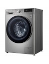 Lavadora Libre Instalación - LG F4WV7009S2S, 9 Kg y 1400 RPM, Vapor, Wifi, IA, Inox