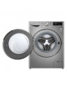 Lavadora Libre Instalación - LG F4WV7009S2S, 9 Kg y 1400 RPM, Vapor, Wifi, IA, Inox