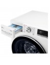 Lavadora Libre Instalación - LG F6WV7510PRW, 10,5 Kg y 1600 RPM, Autodosifación, Vapor, Wifi, IA, Blanco