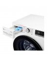 Lavadora Secadora Libre Instalación - LG F4DV5010SMW, 10,5/7Kg, 1400 RPM, Wi-Fi, Vapor, Blanco